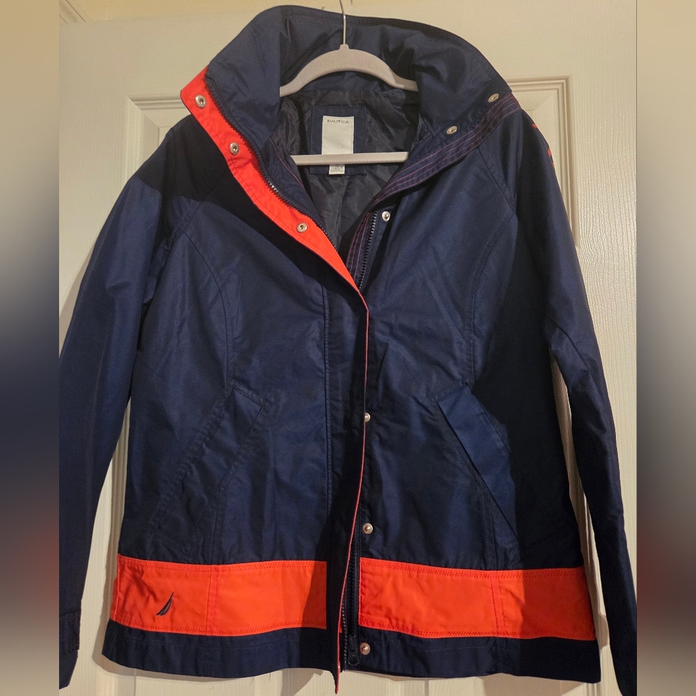 Nautica Women's Blue and Red Ski Jacket